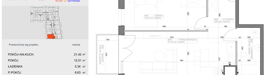 Mieszkanie w inwestycji: Industria etap I-B