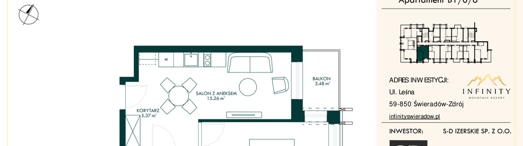 Mieszkanie w inwestycji: Infinity Mountain Resort etap 2