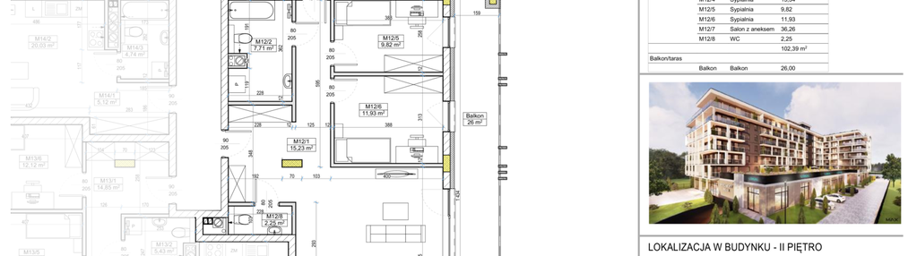 Mieszkanie w inwestycji: Apartamenty Widok Włoszczowa