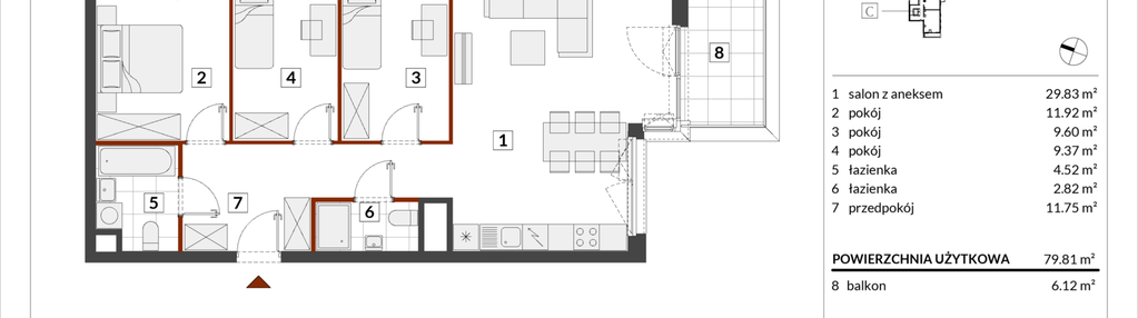 Mieszkanie w inwestycji: Warszawski Świt etap XI