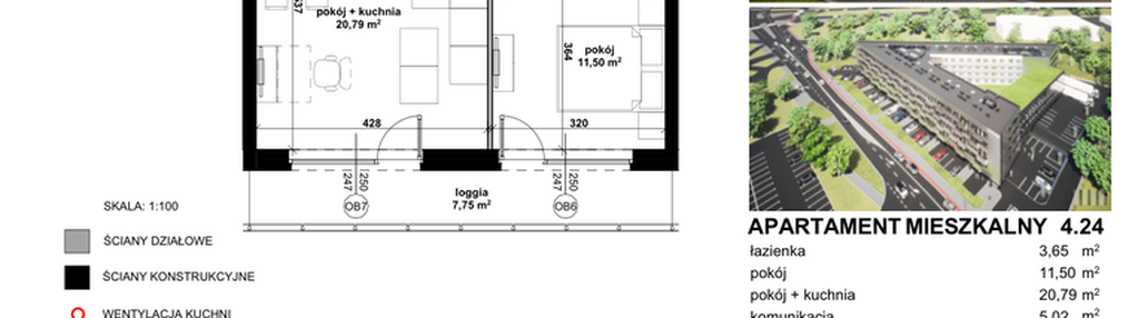 Mieszkanie w inwestycji: Apartamentowiec Zwycięska 3