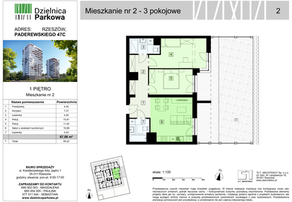 Mieszkanie w inwestycji: Dzielnica Parkowa VIII