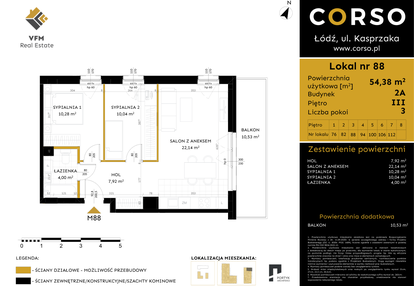 Mieszkanie w inwestycji: Corso etap 2
