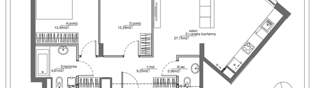 Mieszkanie w inwestycji: Rytm Mokotowa - etap 1B