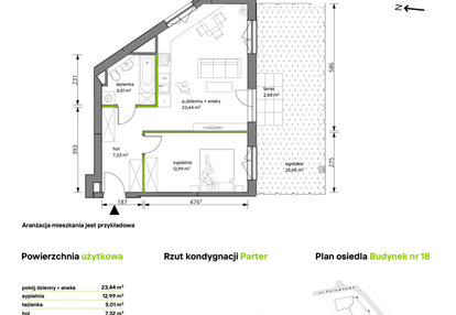 Mieszkanie w inwestycji: Trzcinowa Vita
