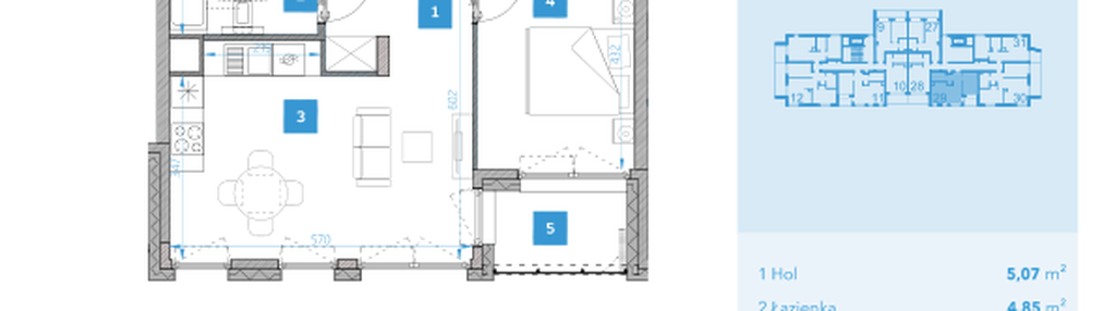 Mieszkanie w inwestycji: Apartamenty Macadamia