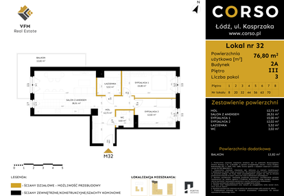 Mieszkanie w inwestycji: Corso etap 2
