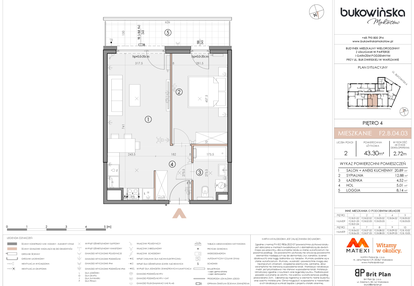 Mieszkanie w inwestycji: Bukowińska Mokotów etap 2