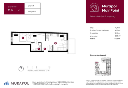 Mieszkanie w inwestycji: Murapol MainPoint