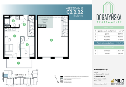 Mieszkanie w inwestycji: Bogatyńska Apartamenty etap 3