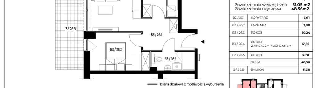 Mieszkanie w inwestycji: Apartamenty Klimatyczna
