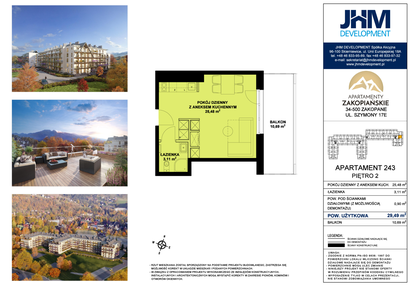 Mieszkanie w inwestycji: Apartamenty Zakopiańskie