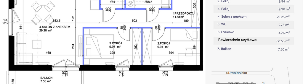 Mieszkanie w inwestycji: Nowa Pabianicka