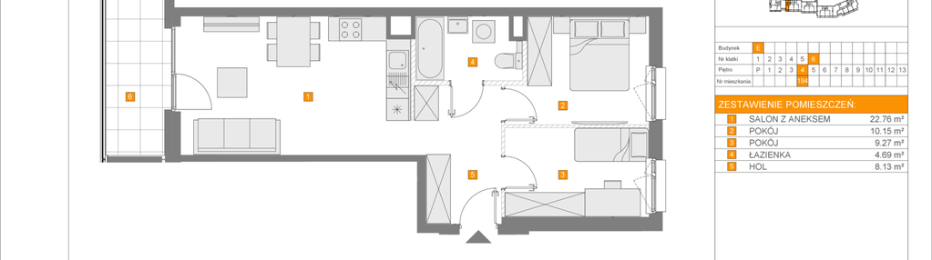 Mieszkanie w inwestycji: Apartamenty Literacka etap 2.2