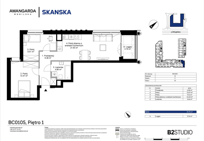 Mieszkanie w inwestycji: Awangarda Mogilska