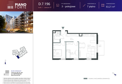 Mieszkanie w inwestycji: Piano