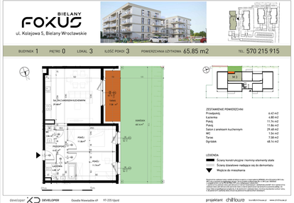 Mieszkanie w inwestycji: Fokus Bielany