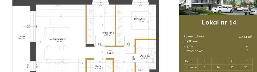 Mieszkanie w inwestycji: Apartamenty 3 Maja
