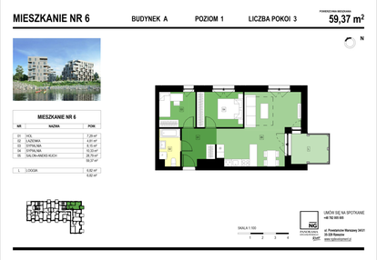 Mieszkanie w inwestycji: Panorama Kwiatkowskiego River
