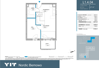 Mieszkanie w inwestycji: Nordic Bemowo - etap III