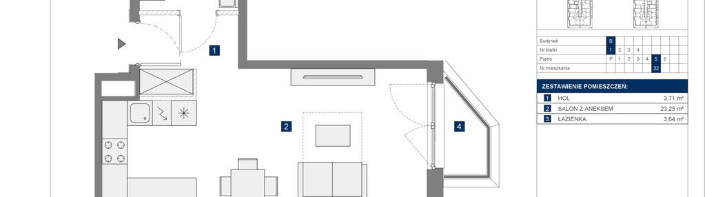 Mieszkanie w inwestycji: Osiedle przy Wielickiej etap 1.2