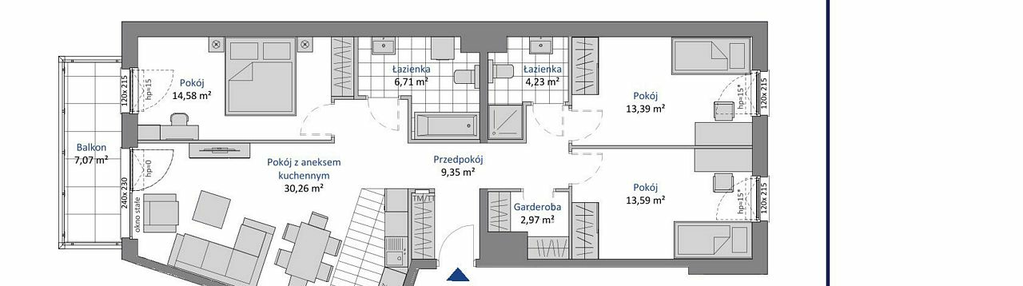 Mieszkanie w inwestycji: Nowa Dąbrowa bud. DE
