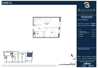 Mieszkanie w inwestycji: Bulvar Apartments - etap I