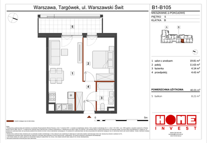 Mieszkanie w inwestycji: Warszawski Świt etap VIII