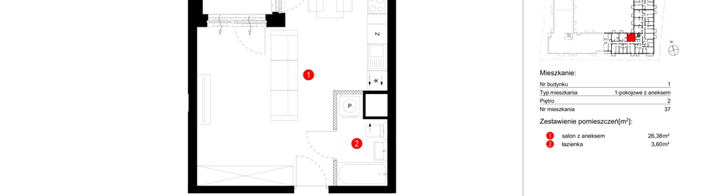 Mieszkanie w inwestycji: Braniborska 80