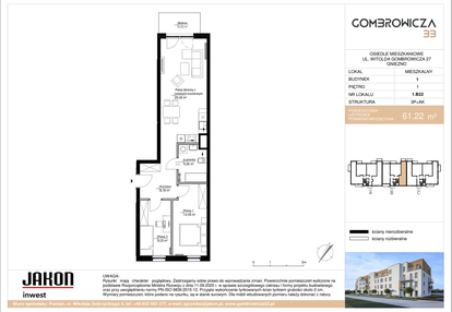 Mieszkanie w inwestycji: Gombrowicza 33
