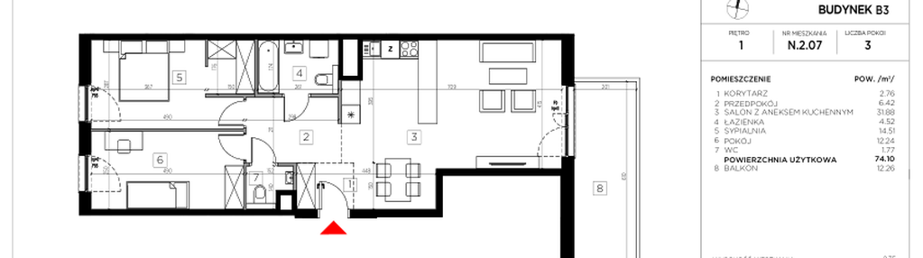 Mieszkanie w inwestycji: CityFlow etap II