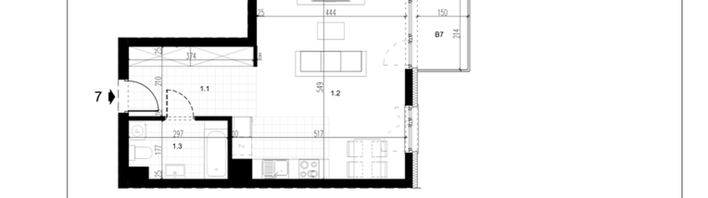 Mieszkanie w inwestycji: Trybuny Ludów 3