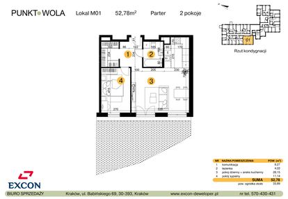 Mieszkanie w inwestycji: Punkt Wola