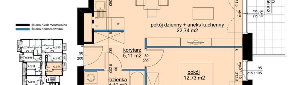 Mieszkanie w inwestycji: Osiedle Hawelańska etap III - bud. A