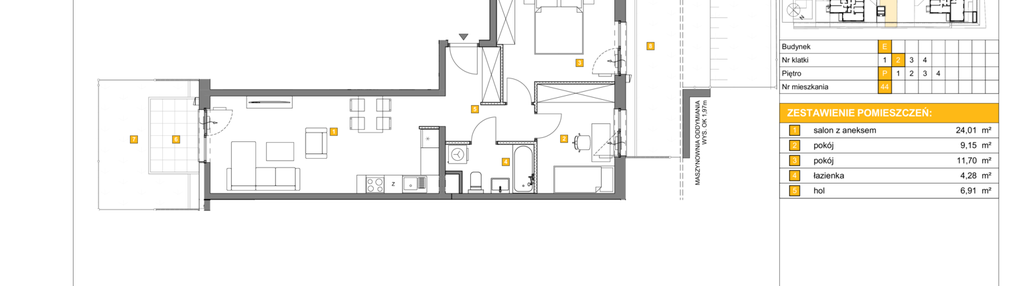 Mieszkanie w inwestycji: Osiedle Rapsodia etap 3