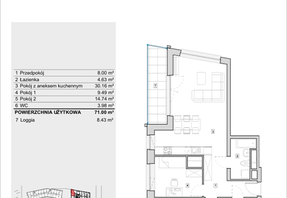 Mieszkanie w inwestycji: Heyki City