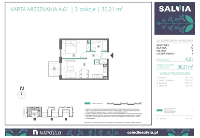 Mieszkanie w inwestycji: Osiedle Salvia