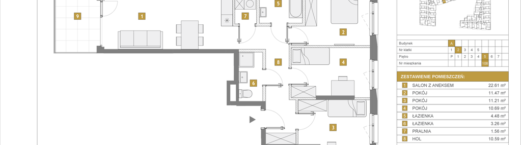 Mieszkanie w inwestycji: Apartamenty Metro Wilanowska