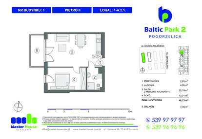 Mieszkanie w inwestycji: Baltic Park 2 Pogorzelica bud. 1 i 2