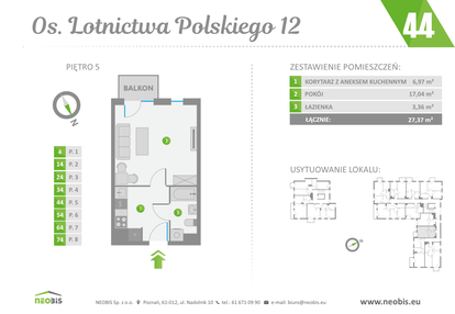 Mieszkanie w inwestycji: Os. Lotnictwa Polskiego 12