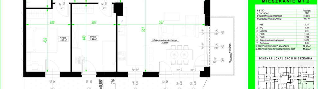Mieszkanie w inwestycji: City Park Apartments