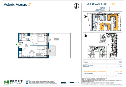 Mieszkanie w inwestycji: Osiedle Hemara - etap III bud. 2 i 3