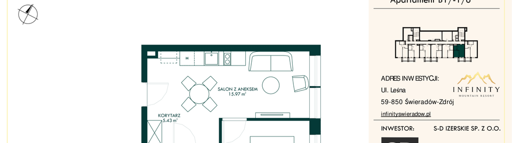 Mieszkanie w inwestycji: Infinity Mountain Resort etap 2