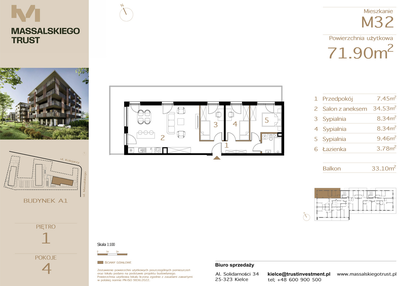 Mieszkanie w inwestycji: Massalskiego Trust