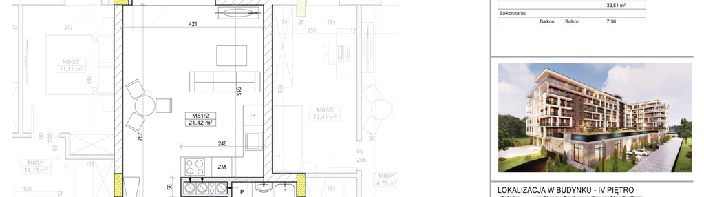 Mieszkanie w inwestycji: Apartamenty Widok Włoszczowa