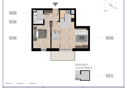 Mieszkanie w inwestycji: Szczytno Dąbrowskiego - etap 3