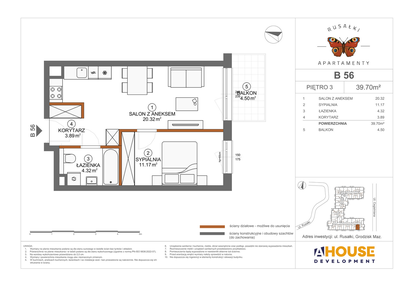 Mieszkanie w inwestycji: Apartamenty Rusałki