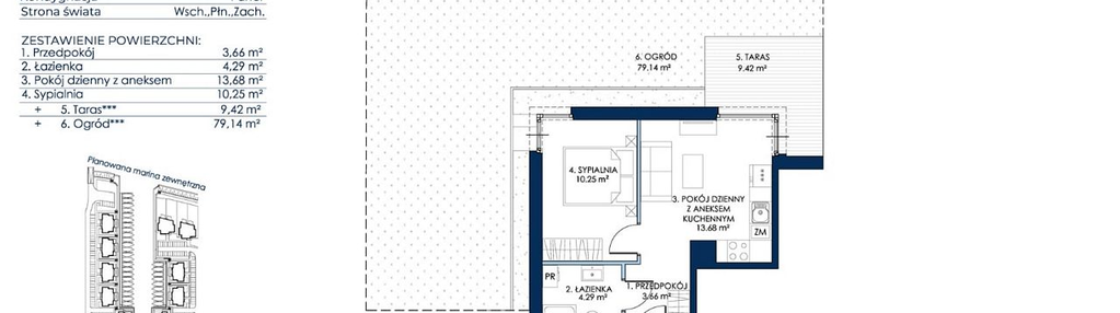 Mieszkanie w inwestycji: Sol Marina etap III