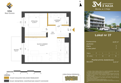 Mieszkanie w inwestycji: Apartamenty 3 Maja