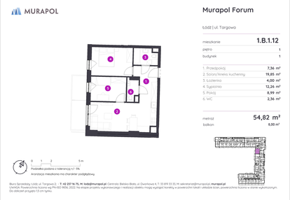 Mieszkanie w inwestycji: Murapol Forum
